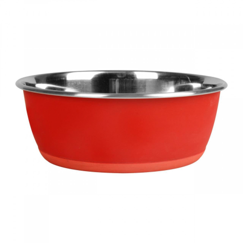 Caini - CASTRON PENTRU CAINI TOBIAS INSCRIPTIONABIL CU CRETA FLAMINGO RED L 15CMx950ML