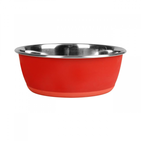Caini - CASTRON PENTRU CAINI TOBIAS INSCRIPTIONABIL CU CRETA FLAMINGO RED M 13CMx500ML