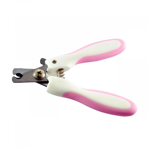 Clesti pentru unghii pisici - CLESTE UNGHII ROZ 12.5CM/GR5027 PENTRU CAINI SI PISICI
