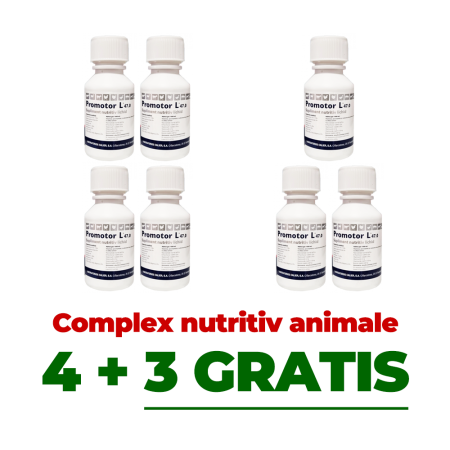 Suplimente și vitamine păsări și găini - 4+3 GRATIS - complex nutritiv pentru pasari si animale, Promotor L 47.0 100 ml