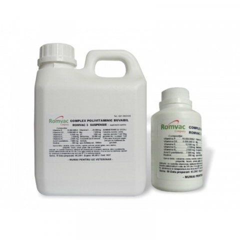 Suplimente si vitamine pasari - COMPLEX POLIVITAMINIC BUVABIL 100ML