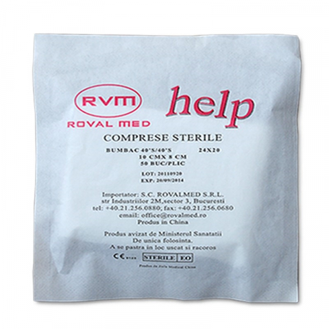 Instrumentar - COMPRESE STERILE 10/8 (25/BAX)DEP