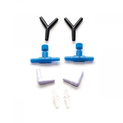 Acvaristica - CONECTORI AER + ROBINETI SET 8 BUC/ ME 013
