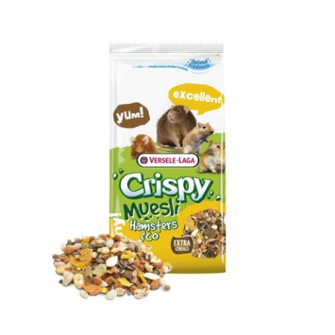 Hrana hamsteri - Crispy-Muesli, hrana pentru hamsteri si rozatoare 1KG