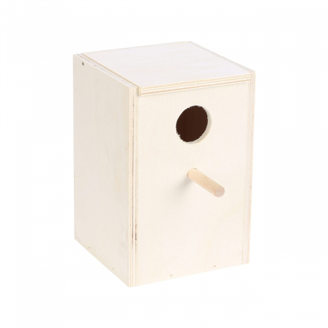 Accesorii colivii - CUIB PENTRU PASARI EXOTICE DIN LEMN FLAMINGO