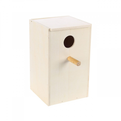 Accesorii colivii - CUIB PENTRU PERUSI DIN LEMN VERTICAL FLAMINGO