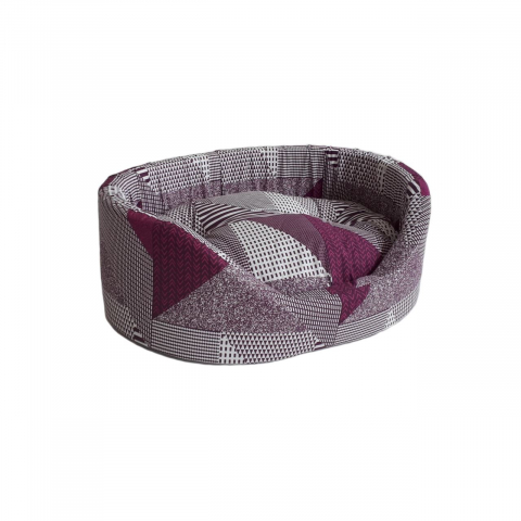 Accesorii caini - CULCUS TEXTIL PENTRU CAINI SI PISICI TAURUS 4 PURPLE 60x73x20/60002993