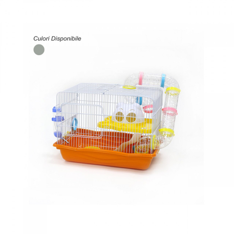 Custi si cutii de transport rozatoare - CUSCA HAMSTERI LUX M021B MIXED COLORS 45x30x32(h)cm