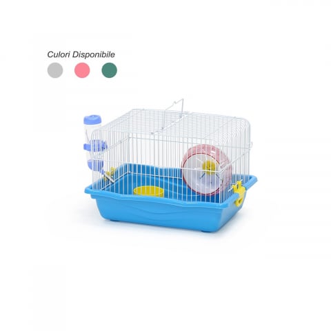 Custi si cutii de transport rozatoare - CUSCA HAMSTERI M0100 MIXED COLORS 35.5x27x23(h)cm
