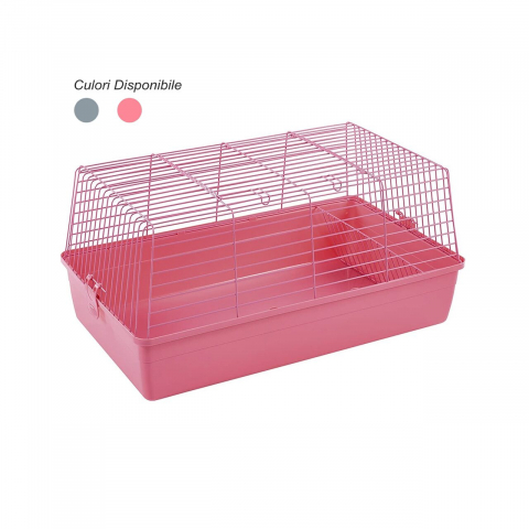 Custi si cutii de transport rozatoare - CUSCA IEPURI R3 MIXED COLORS 79x41x37(h)cm