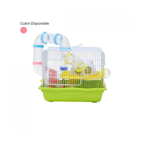 Rozatoare - CUSCA HAMSTERI MIXED COLORS 35.5x27x27.5(h)cm