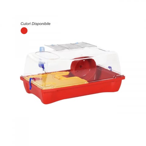 Custi si cutii de transport rozatoare - CUSCA ROZATOARE MPS KLEO RED 57x32x25(h)cm