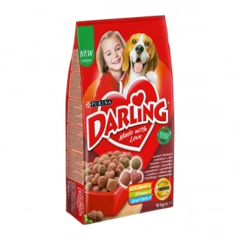 Promotii caini - Darling Hrana Uscata Pentru Caini cu Vita, Pui, Legume 10 kg