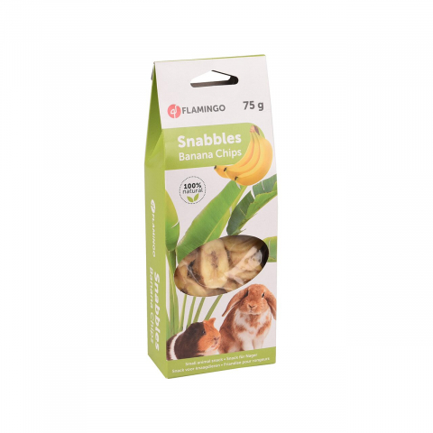 Hrana rozatoare - DELICATESE PENTRU ROZATOARE SNABBLES BANANA FLAMINGO 75G