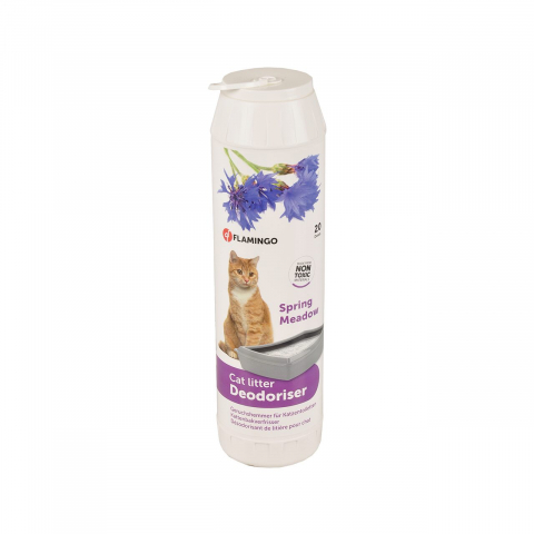Asternut igienic - DEODORANT LITIERA PENTRU PISICI SPRING MEADOW FLAMINGO 750G(12buc/bax)