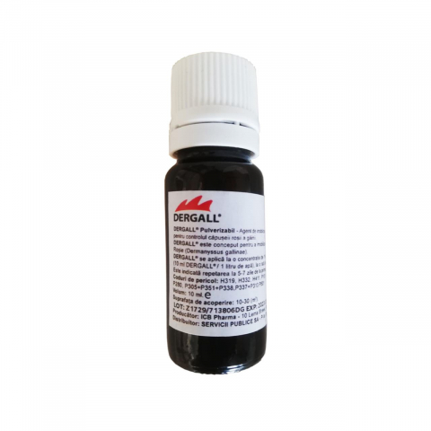 Antiparazitare pasari - DERGALL INSECTICID PADUCHI, CAPUSE GAINI 10 mL