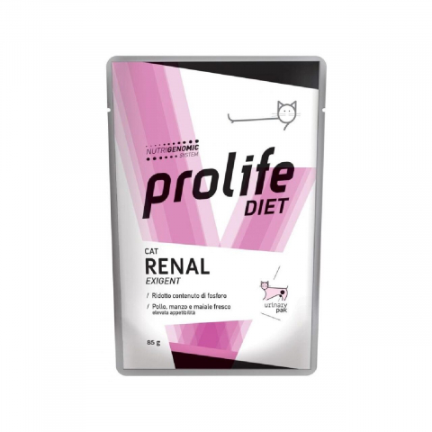 Diete veterinare pisici - DIETA VETERINARA UMEDA PROLIFE RENAL EXIGENT PENTRU PISICI PLIC 85G