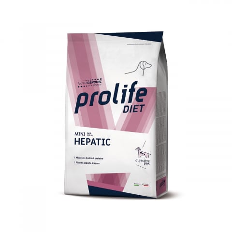 Hrana uscata - DIETA VETERINARA USCATA PROLIFE HEPATIC PENTRU CAINI DE TALIE MICA 1,5 KG