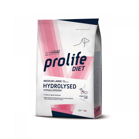 Hrana uscata - DIETA VETERINARA USCATA PROLIFE HYPOALLERGENIC HYDROLYSED MIEL PENTRU CAINI DE TALIE MEDIE/MARE 8 KG