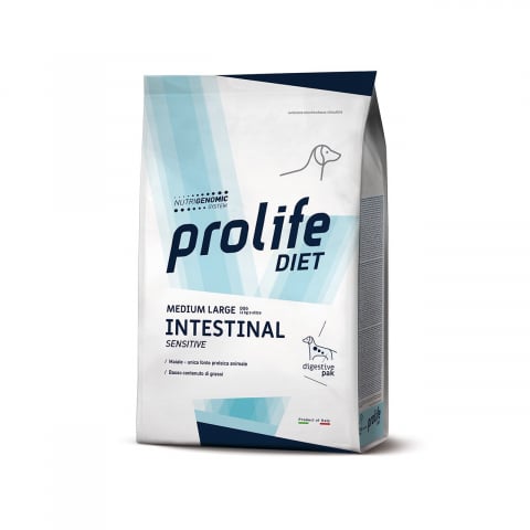 Hrana uscata - DIETA VETERINARA USCATA PROLIFE INTESTINAL SENSIBIL PENTRU CAINI DE TALIE MEDIE/MARE 8 KG
