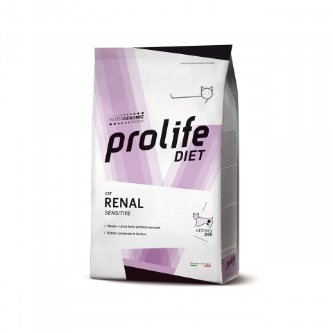 Diete veterinare pisici - DIETA VETERINARA USCATA PROLIFE RENAL SENSIBIL PENTRU PISICI 1,5 KG