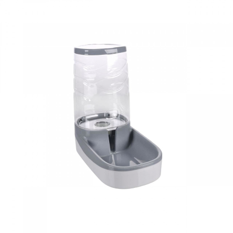 Castroane si boluri pisici - DISPENSER AUTOMAT APA PENTRU CAINI SI PISICI FRED GRI/ALB FLAMINGO 30.5x17x31CM/3.5L