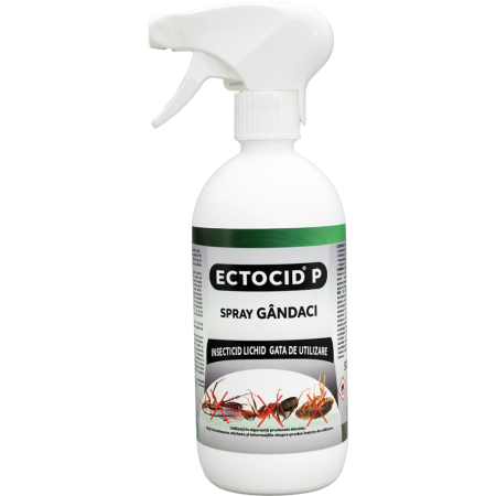 Dăunători - Soluție gata preparată, pentru gândaci de bucătărie, Ectocid spray, 500ml