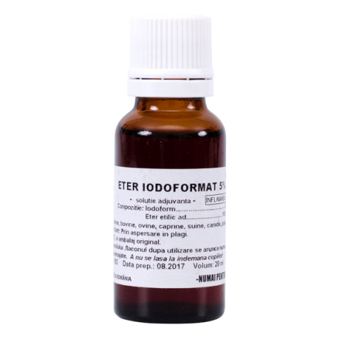 Antiseptice - ETER IODOFORMAT 5% 20ML