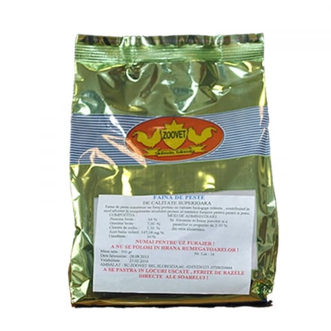 Ferma - FAINA DE PESTE 0.5KG (ZOOVET)