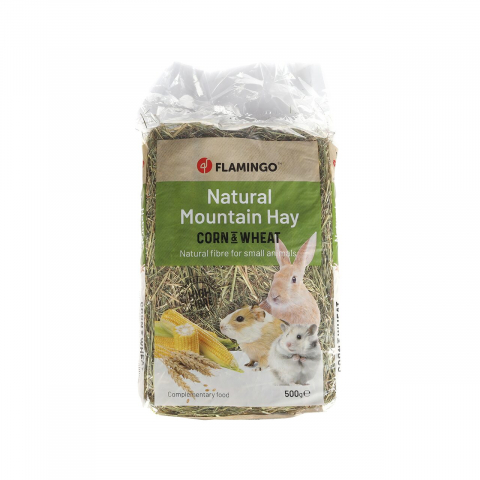Hrana porcusori de Guineea - FAN DE MUNTE CU GRAU SI PORUMB FLAMINGO 500G