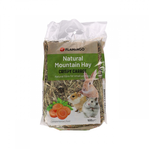 Hrana porcusori de Guineea - FAN DE MUNTE CU MORCOVI FLAMINGO 500GR