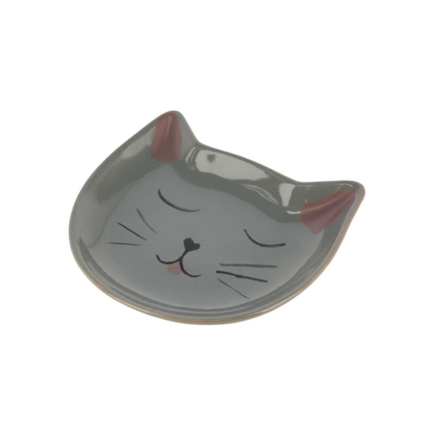 Castroane si boluri pisici - FARFURIE CERAMICA PENTRU PISICI KERBL GRI 14CM
