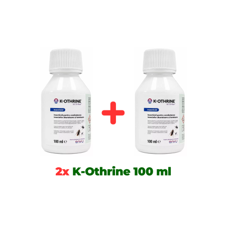 Insecticide - Pachet 2 soluții anti ploșnițe de pat fără miros, K-OTHRINE 100 ml
