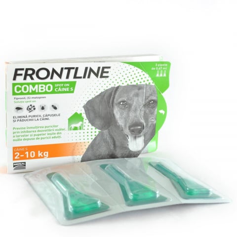 Antiparazitare externe caini - PIPETE ANTIPARAZITARE PURICI, CAPUSE, FRONTLINE COMBO S/ CUTIE*3 PIP