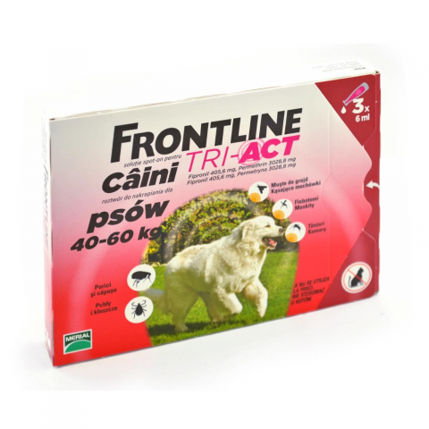 Farmacie veterinara - FRONTLINE TRI-ACT XL (40-60KG) CUT 3 PIP