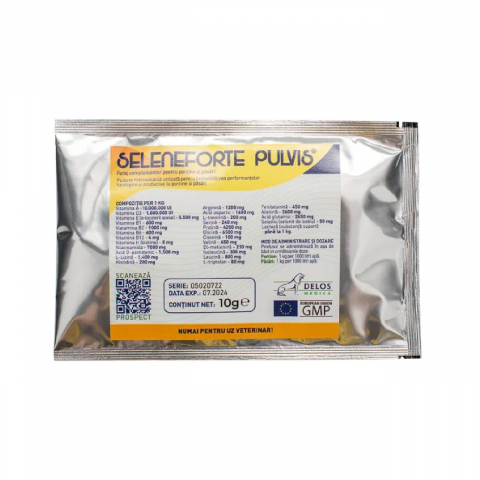 Suplimente - FURAJ COMPLEMENTAR PENTRU PORCINE SI PASARI SELENEFORTE 10G
