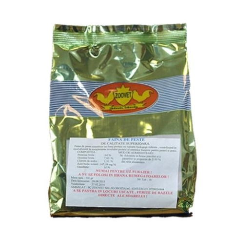 Suplimente - Faina de Peste, concentrat proteic, 64% proteina, 1 kg