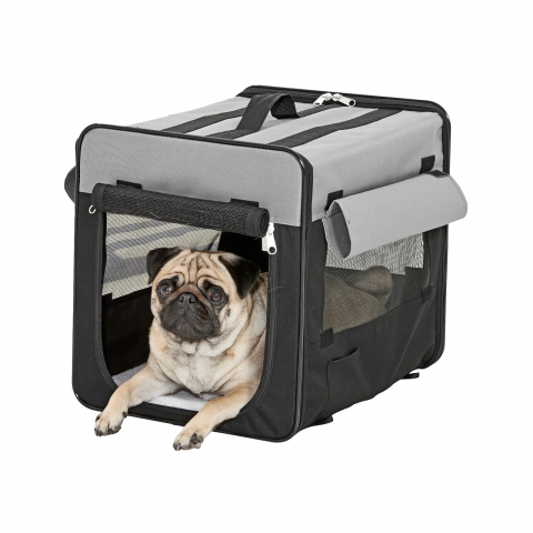 Custi transport caini - GEANTA DE TRANSPORT PENTRU CAINI FLAMINGO SMART TOP PLUS 64x46x53CM