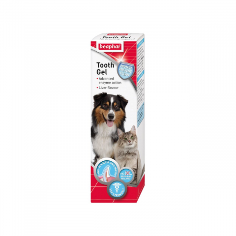 Igiena orala pisici - GEL DENTAR PENTRU CAINI SI PISICI TOOTH GEL BEAPHAR 100G