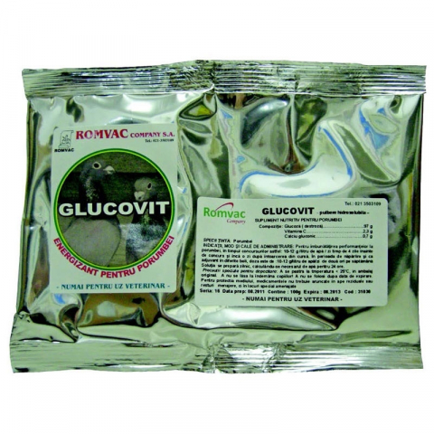 Suplimente si vitamine pasari - GLUCOVIT 100 G RO