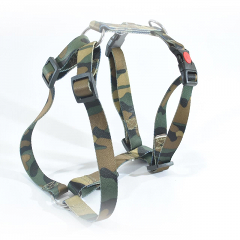 Zgarzi, lese, hamuri caini - HAM PENTRU CAINI 3X AJUSTABIL NYLON MOL CAMUFLAJ CLICK 20MM*40-70CM/26001.200707