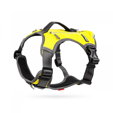 Zgarzi, lese, hamuri caini - HAM PENTRU CAINI FIDA MULTIFUNCTIONAL REFLECTORIZANT YELLOW L 40 KG / 50-74 CM