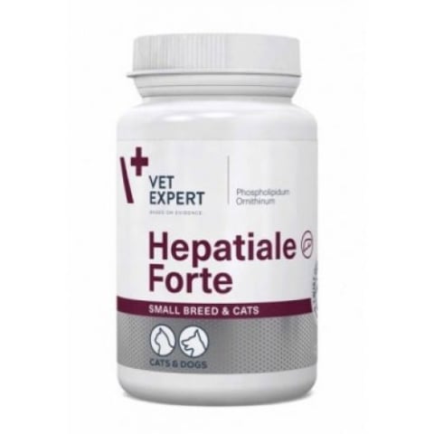Suplimente si vitamine pisici - Hepatiale Forte pentru câini și pisici – Supliment hepatic regenerant - 40 capsule