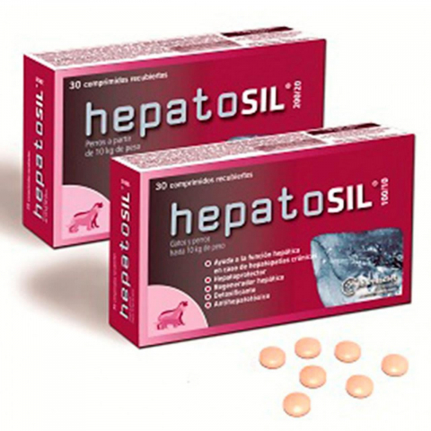 Farmacie veterinara - HEPATOSIL (100/10)*30 TABLETE
