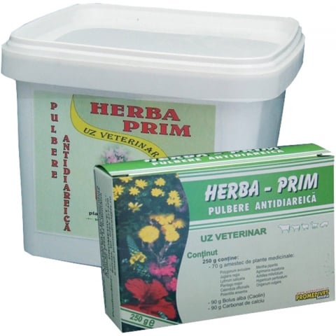 Antidiareice - Antidiareic animale, HERBA PRIM PULBERE 750GR