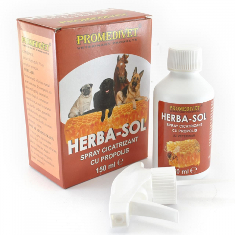 Antiseptice - HERBA SOL CU PROPOLIS SPRAY CICATRIZANT 150 ML
