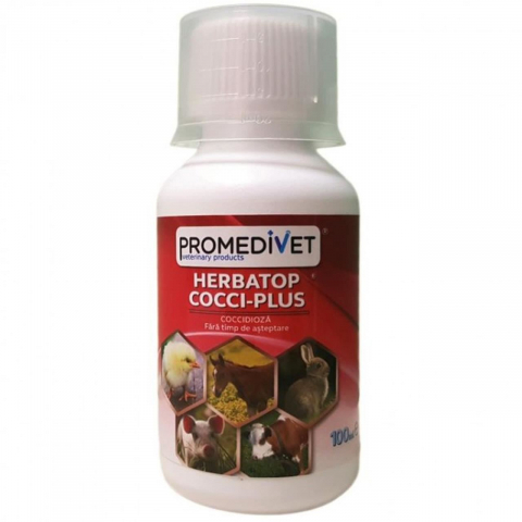 Antiparazitare pasari - HERBA-TOP COCCI PLUS 100 ML