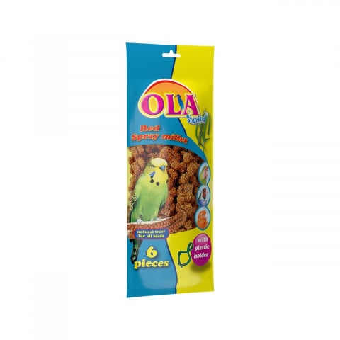 Hrana pasari exotice - HRANA COMPLEMENTARA PENTRU PASARI EXOTICE OLA SPICE DE MEI ROSU 140G (6BUC/PUNGA)