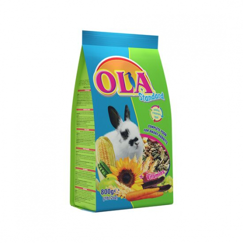 Rozatoare - HRANA COMPLETA OLA PENTRU IEPURI PITICI 800G