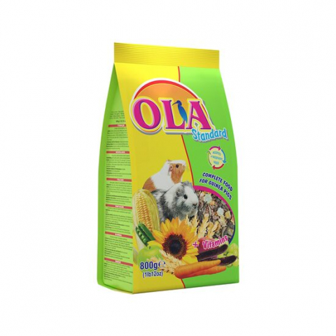 Hrana porcusori de Guineea - HRANA COMPLETA OLA PENTRU PORCUSORI DE GUINEEA 800G
